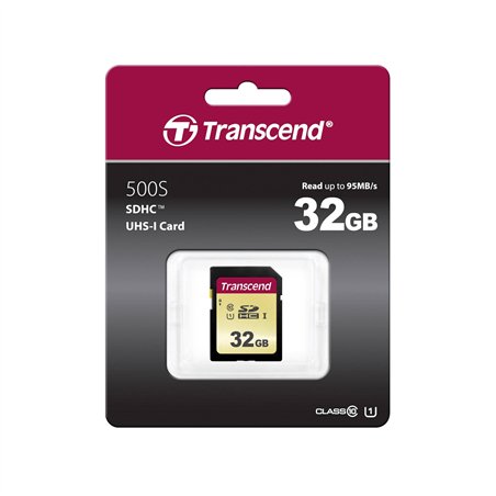 Transcend SDHC 500S         32GB Class 10 UHS-I U3 V30