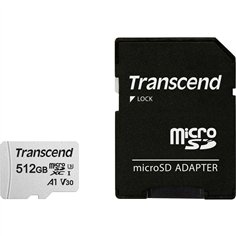 Transcend microSDXC 300S-A 512GB Class 10 UHS-I U3 V30 A1