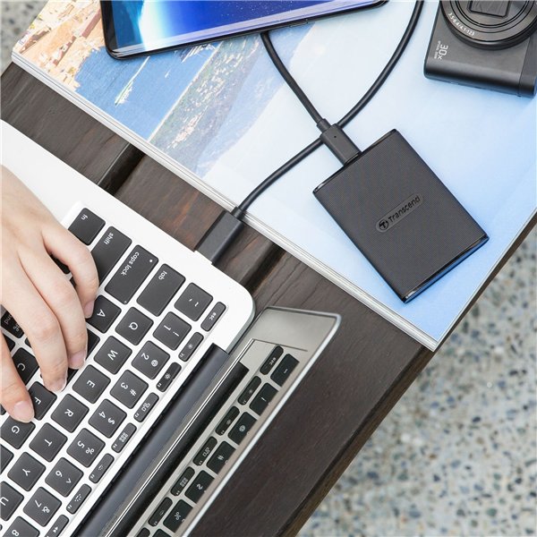 Transcend SSD ESD270C      250GB USB-C USB 3.1 Gen 2