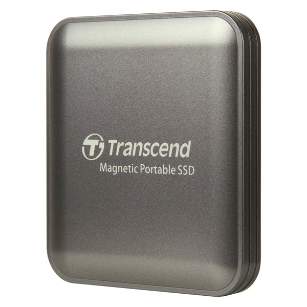 Transcend portatile SSD 2TB Magnetic R/W 2000/2000 Iron Gray