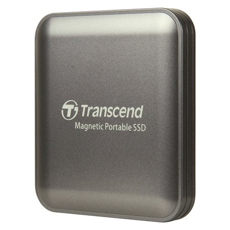 Transcend portatile SSD 2TB Magnetic R/W 2000/2000 Iron Gray