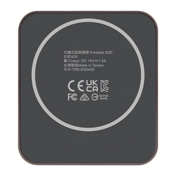 Transcend portatile SSD 1TB Magnetic R/W 2000/2000 Iron Gray