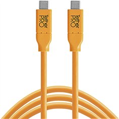 Tether Tools USB-C zu USB-C 4,60m arancio