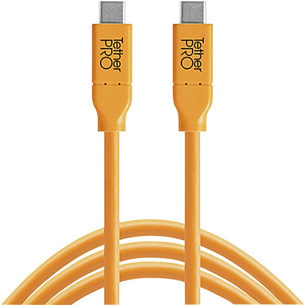 Tether Tools USB-C zu USB-C 4,60m arancio