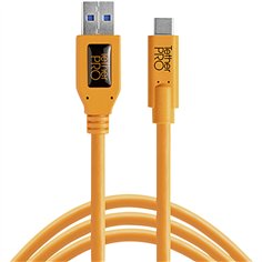 Tether Tools USB 3.0 zu USB-C 4,60m arancio