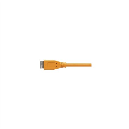 Tether Tools USB-C zu 3.0 Micro- B 4,60m arancio