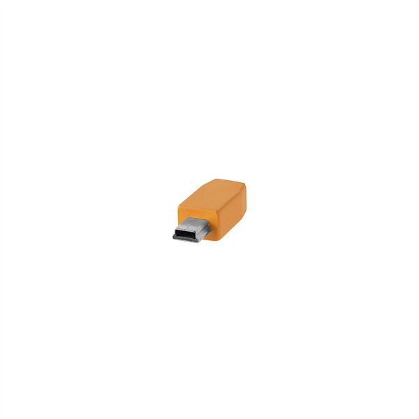 Tether Tools USB-C zu 2.0 Mini B 5-Pin 4,60m arancio