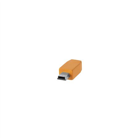 Tether Tools USB-C zu 2.0 Mini B 5-Pin 4,60m arancio