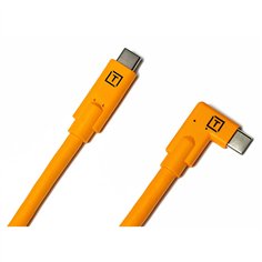 Tether Tools TetherPro USB-C su USB-C angolo retto arancione 2