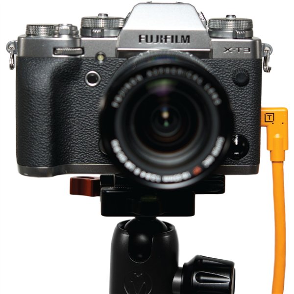 Tether Tools TetherPro USB-C su USB-C angolo retto arancione