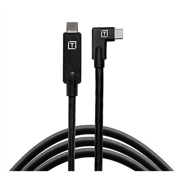 Tether Tools TetherPro USB-C a USB-C angolo retto nero