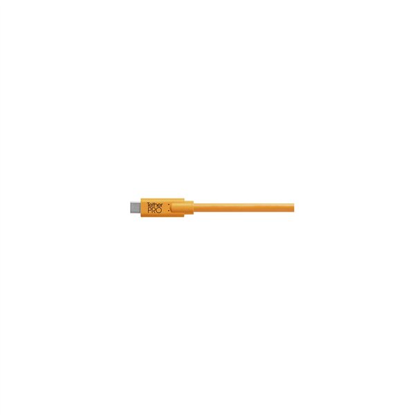 Tether Tools USB-C zu 2.0 Micro- B 5-Pin 4,60m arancio