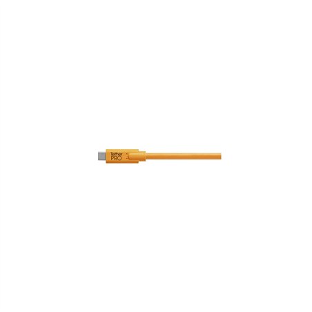 Tether Tools USB-C zu 2.0 Micro- B 5-Pin 4,60m arancio