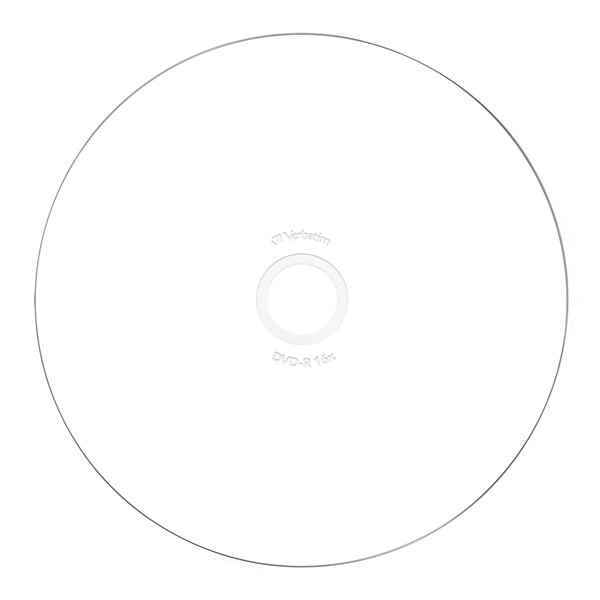 1x25 Verbatim DVD-R 4,7GB 16x Speed, wide printable