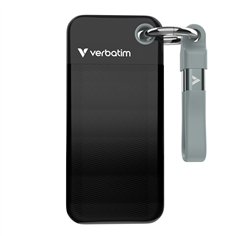 Verbatim Pocket SSD USB 3.2  1TB nero/grigio               32190
