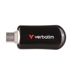 Verbatim Plectra nero 512GB USB-C Flash Drive          30227 2