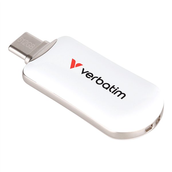 Verbatim Plectra bianco 512GB USB-C Flash Drive          30231