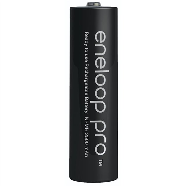 1x4 Panasonic Eneloop Pro Mignon 2500mAh AA Ni-MH    BK-3HCDE/4BE
