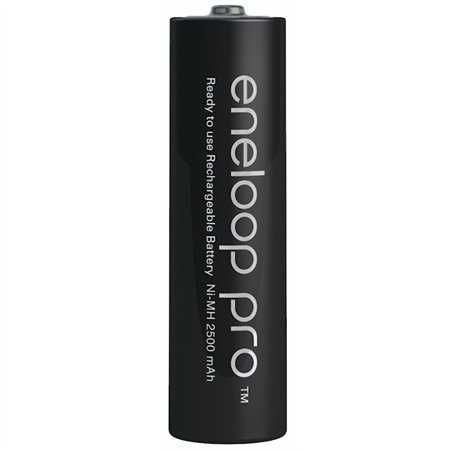 1x4 Panasonic Eneloop Pro Mignon 2500mAh AA Ni-MH    BK-3HCDE/4BE