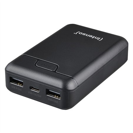 Intenso Powerbank B10000   black 12W inkl. USB-A to Type-C