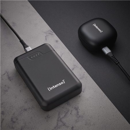 Intenso Powerbank B10000   black 12W inkl. USB-A to Type-C
