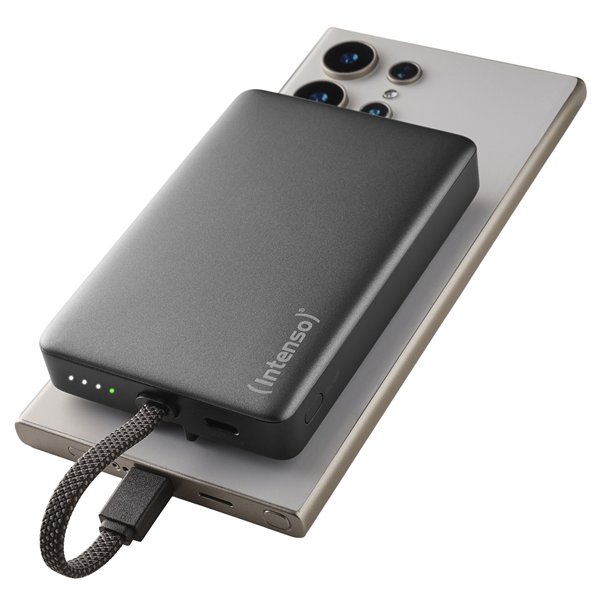 Intenso Powerbank MC10000  black 10000 mAh magnetic m. Metallring