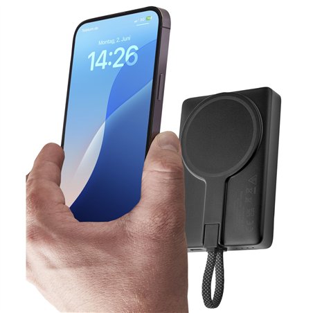 Intenso Powerbank MC10000  black 10000 mAh magnetic m. Metallring