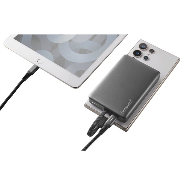 Intenso Powerbank MC10000  black 10000 mAh magnetic m. Metallring