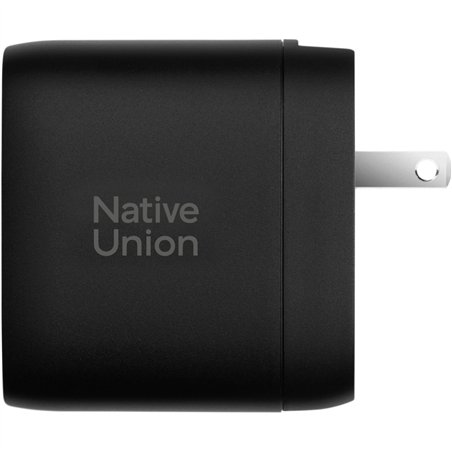 Native Union 67W USB-C PD 3-Port Fast GaN Wall Charger Black