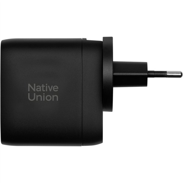 Native Union 67W USB-C PD 3-Port Fast GaN Wall Charger Black