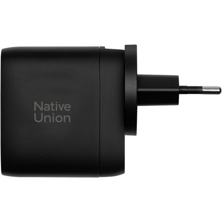 Native Union 67W USB-C PD 3-Port Fast GaN Wall Charger Black
