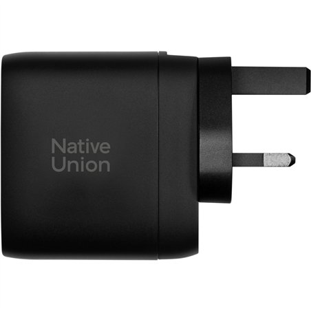 Native Union 67W USB-C PD 3-Port Fast GaN Wall Charger Black