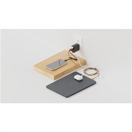 Native Union 67W USB-C PD 3-Port Fast GaN Wall Charger Black