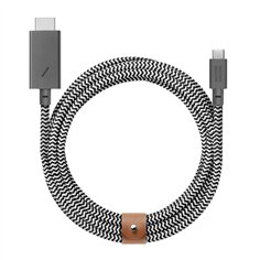Native Union Belt Cable USB-C to HDMI 3m Zebra