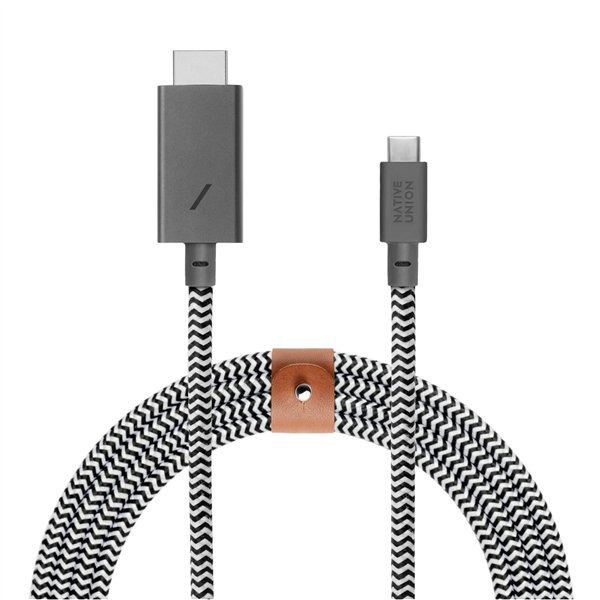 Native Union Belt Cable USB-C to HDMI 3m Zebra