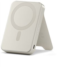 Satechi OntheGo Magnetic Qi2 Powerbank Stand 10000 mAh Sand