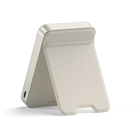 Satechi OntheGo Magnetic Qi2 Powerbank Stand 10000 mAh Sand