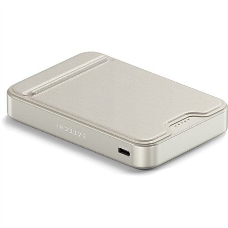 Satechi OntheGo Magnetic Qi2 Powerbank Stand 10000 mAh Sand