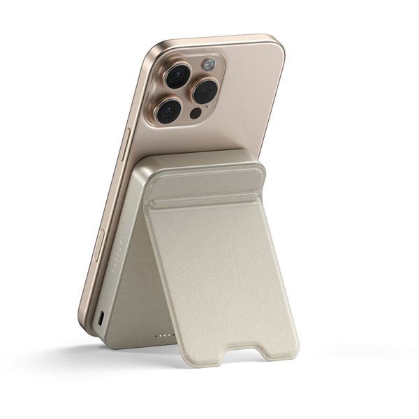 Satechi OntheGo Magnetic Qi2 Powerbank Stand 10000 mAh Sand