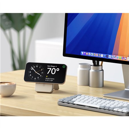 Satechi OntheGo Magnetic Qi2 Powerbank Stand 10000 mAh Sand