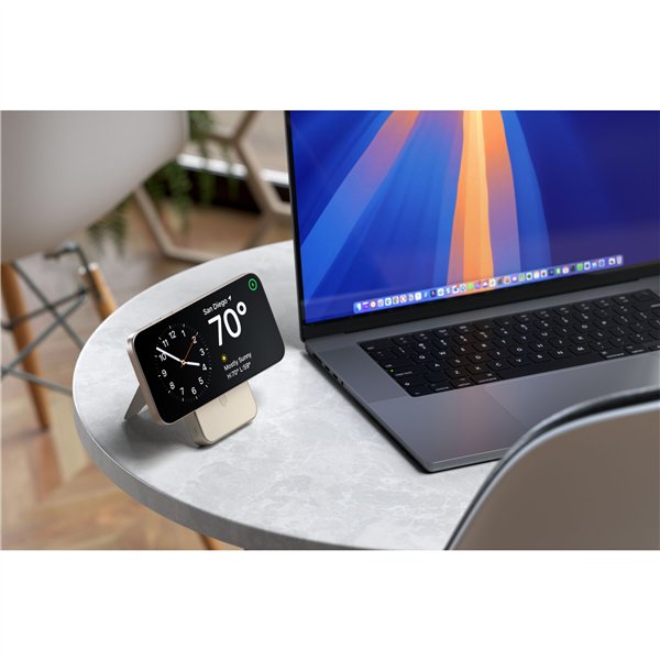Satechi OntheGo Magnetic Qi2 Powerbank Stand 10000 mAh Sand