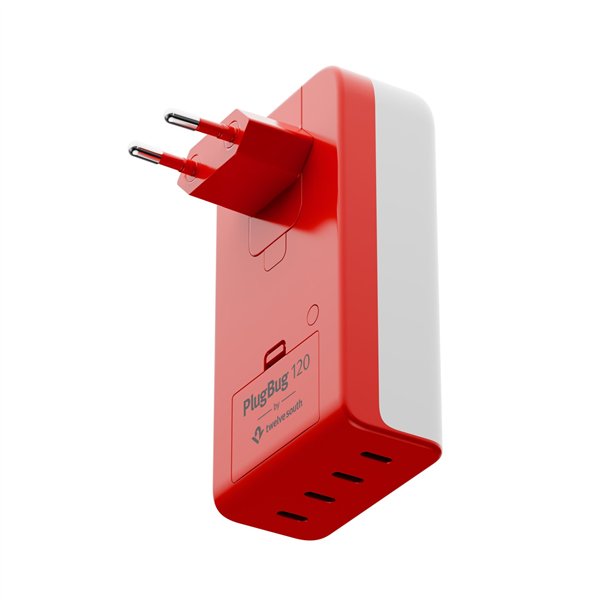 Twelve South PlugBug 120W USB-C caricabatt. parete con Find My