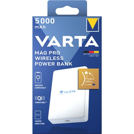Varta Mag Wireless Power Bank 5.000mAh             57903101111