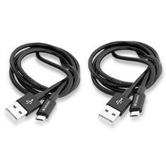 1X2 Verbatim Micro USB cavo ric. e sincron. 100cm nero      48874 2