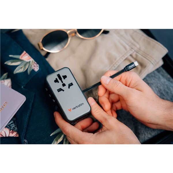 Verbatim Charge´n´Travel Diamond 85W Retr. Cable CNT-02     32127