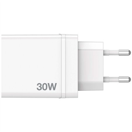 Verbatim USB caricabatt.par. 30W 1xUSB-C PD 3xUSB-A bianco 49701