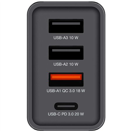 Verbatim USB caricabatt. par.30W 1xUSB-C PD 3xUSB-A nero 49700