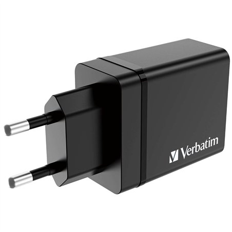 Verbatim USB caricabatt. par.30W 1xUSB-C PD 3xUSB-A nero 49700