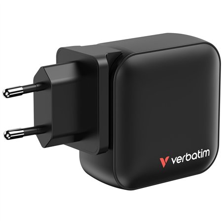 Verbatim Mini GaN caricab. 100W 3xUSB-C PD, 1xUSB-A QC 3.0 32231