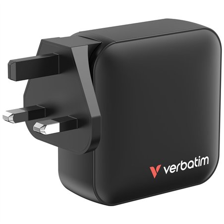 Verbatim Mini GaN caricab. 165W 3xUSB-C 1xUSB-A US/EU/UK A.32216